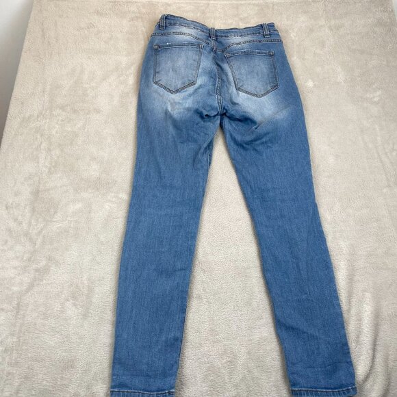 Kancan Women's Jeans Size 7/27 Blue Denim High-Waisted Skinny - Picture 8 of 9